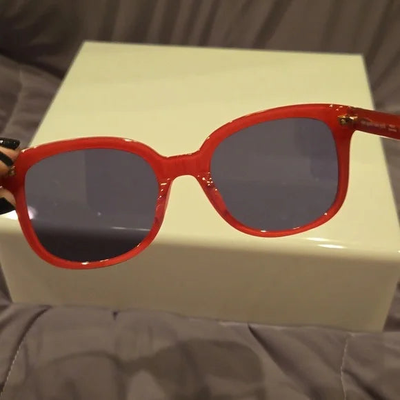 Kate Spade Sunglasses women's Gwenith rectangular black and pink new