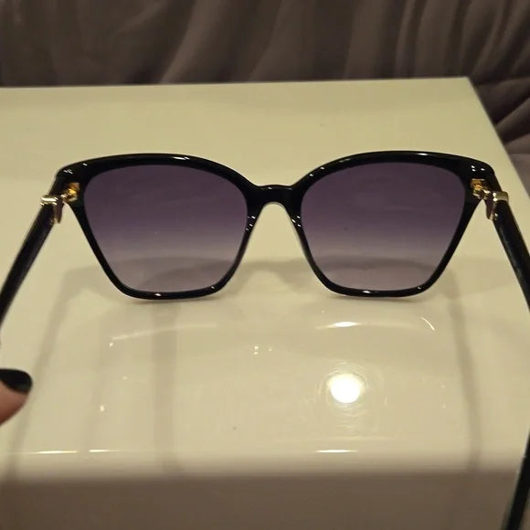 Kate Spade Sunglasses cat eye amiyah multicolor dark gray lenses brand new