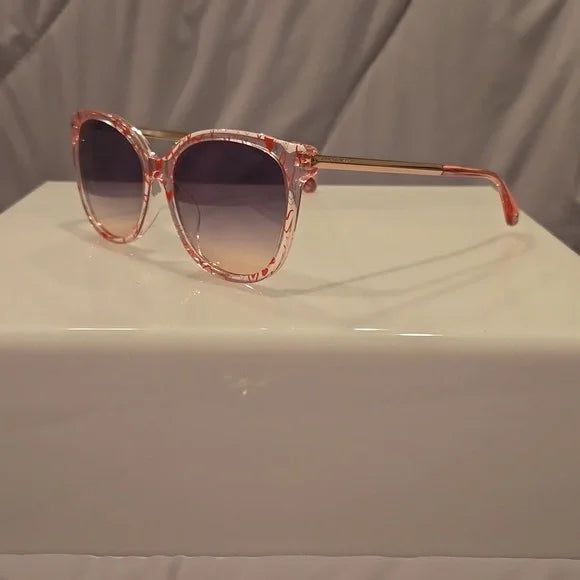 Kate Spade Sunglasses Britton pink frame with gray lenses brand new in case