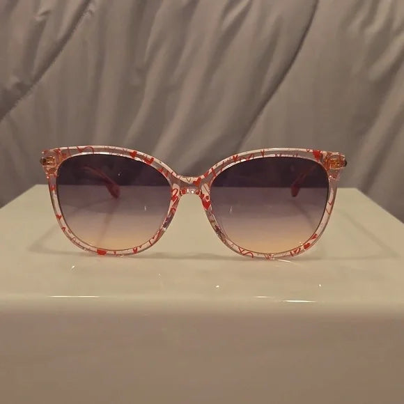Kate Spade Sunglasses Britton pink frame with gray lenses brand new in case