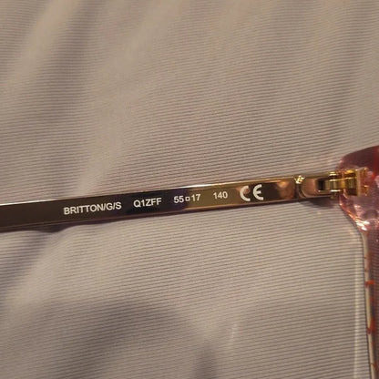 Kate Spade Sunglasses Britton pink frame with gray lenses brand new in case