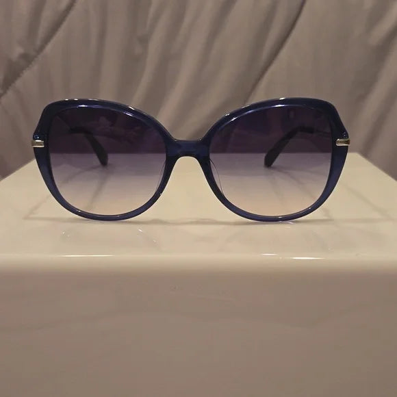 Kate Spade Sunglasses Taliyah blue frame gray gradient lenses brand new in case