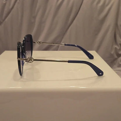 Kate Spade Sunglasses Taliyah blue frame gray gradient lenses brand new in case