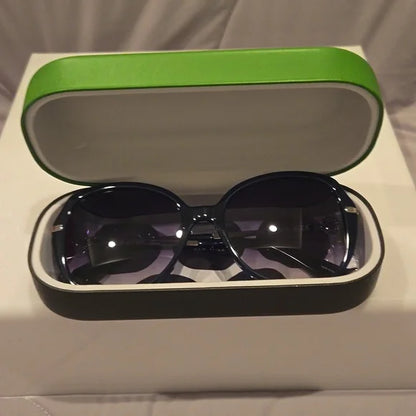Kate Spade Sunglasses Taliyah blue frame gray gradient lenses brand new in case