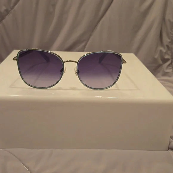 Kate Spade Sunglasses Maryam gray metal and plastic frame brand new in case