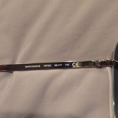Kate Spade Sunglasses Maryam gray metal and plastic frame brand new in case