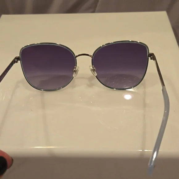Kate Spade Sunglasses Maryam gray metal and plastic frame brand new in case