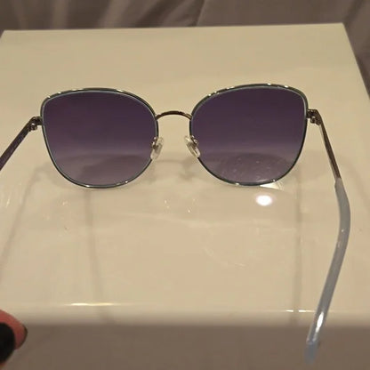 Kate Spade Sunglasses Maryam gray metal and plastic frame brand new in case