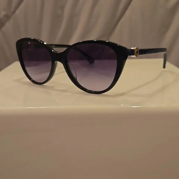 Kate Spade Sunglasses black cat eye Visalia brand new in case