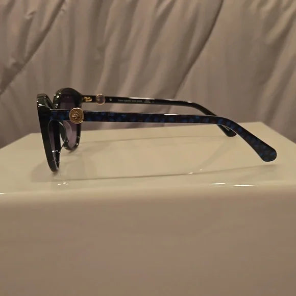 Kate Spade Sunglasses black cat eye Visalia brand new in case