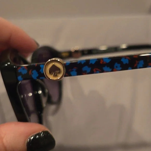 Kate Spade Sunglasses black cat eye Visalia brand new in case