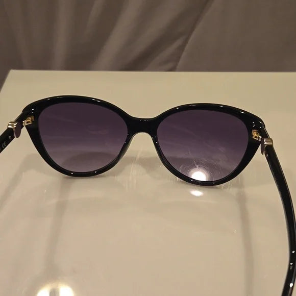 Kate Spade Sunglasses black cat eye Visalia brand new in case