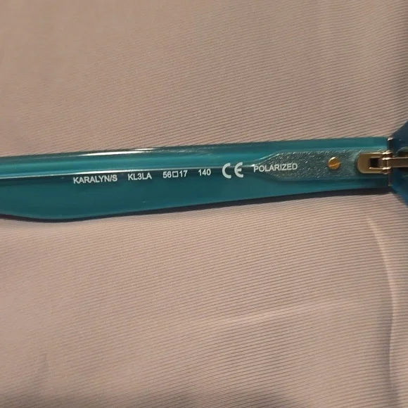Kate Spade Sunglasses Karalyn Havana Aqua frames with brown lenses brand new