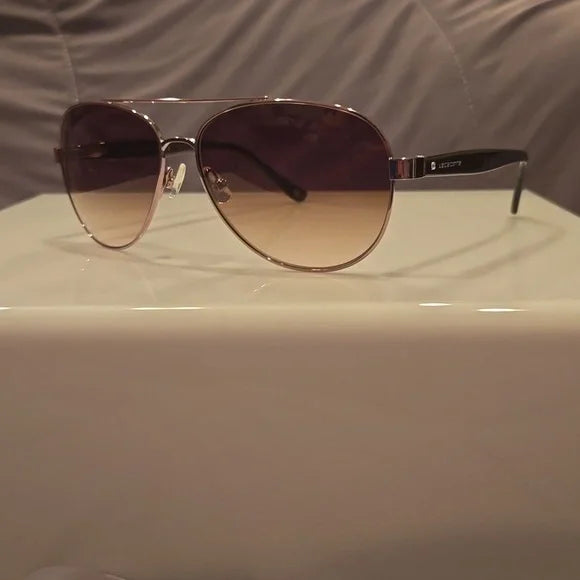 Liz Claiborne Rose Gold Aviators women's brand new in case