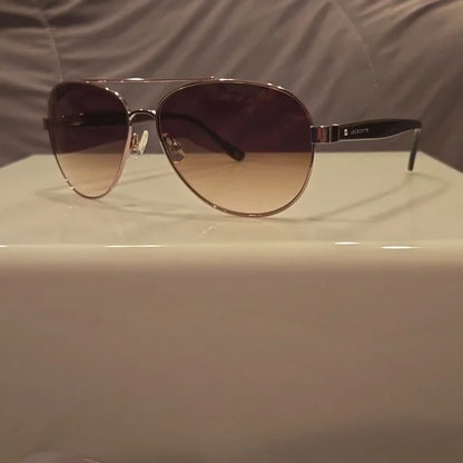 Liz Claiborne Rose Gold Aviators women's brand new in case