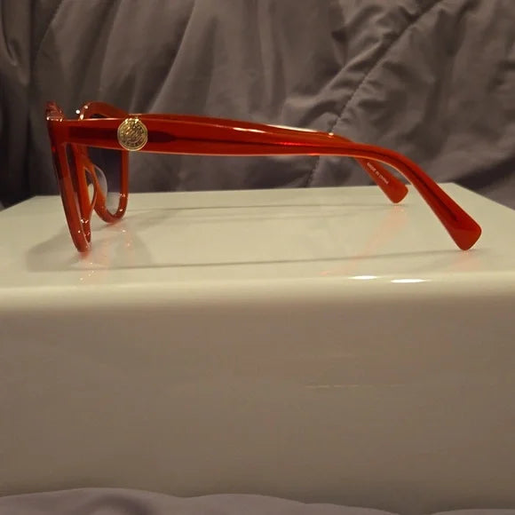 Longchamp Red Cat Eye Sunglasses brand new in case