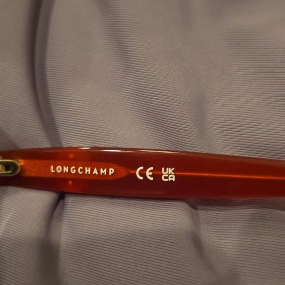 Longchamp Red Cat Eye Sunglasses brand new in case