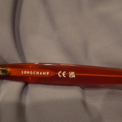 Longchamp Red Cat Eye Sunglasses brand new in case