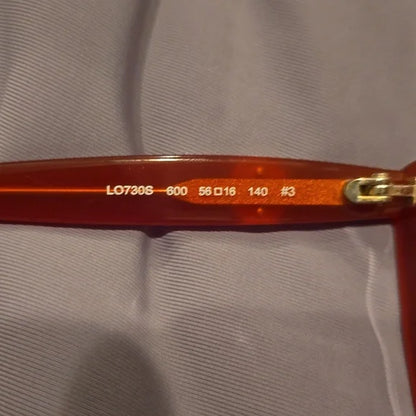 Longchamp Red Cat Eye Sunglasses brand new in case