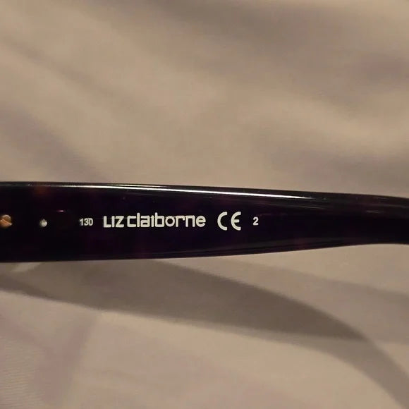 Liz Claiborne Dark Havana Sunglasses brand new in case