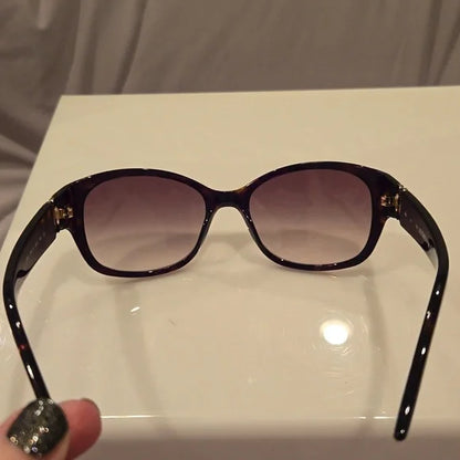 Liz Claiborne Dark Havana Sunglasses brand new in case