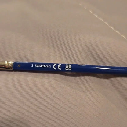 Swarovski Shiny Blue Cat Eye Sunglasses brand new in case