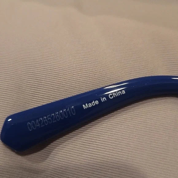 Swarovski Shiny Blue Cat Eye Sunglasses brand new in case