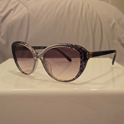 Coach Gray Gradient Monogram Sunglasses brand new in case