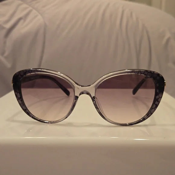 Coach Gray Gradient Monogram Sunglasses brand new in case