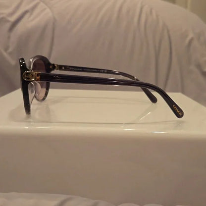 Coach Gray Gradient Monogram Sunglasses brand new in case