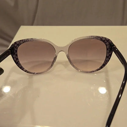 Coach Gray Gradient Monogram Sunglasses brand new in case