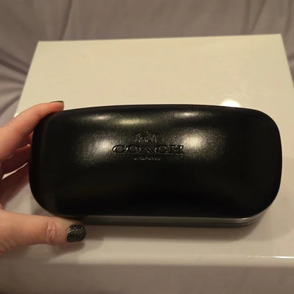 Coach Gray Gradient Monogram Sunglasses brand new in case