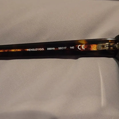 Kate Spade Hensley Havana Brown Cat Eye Sunglasses Brand New with Case