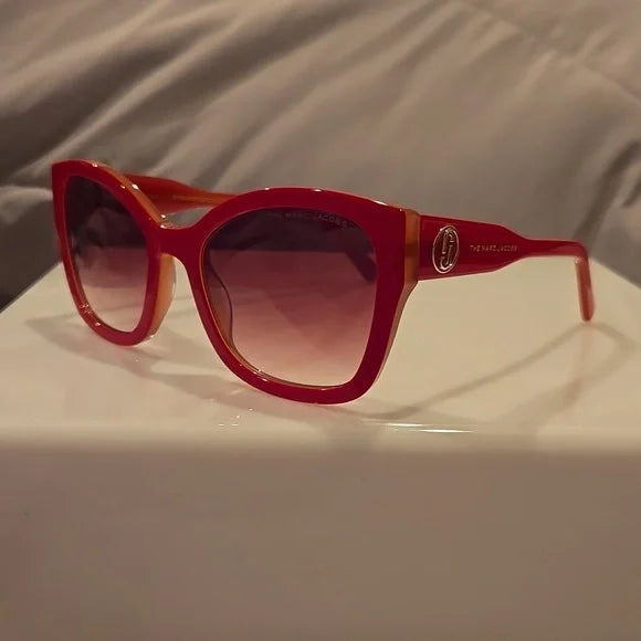 Marc Jacobs Cat Eye Red Sunglasses Brand New with Case