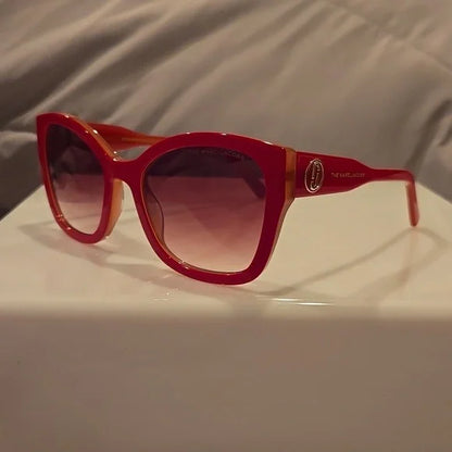 Marc Jacobs Cat Eye Red Sunglasses Brand New with Case