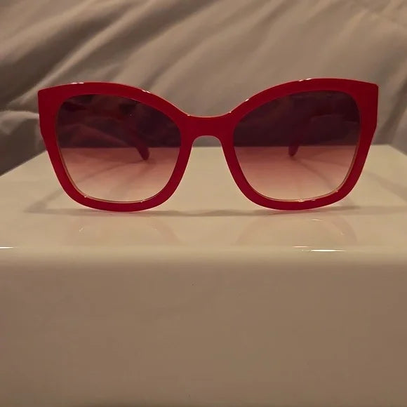 Marc Jacobs Cat Eye Red Sunglasses Brand New with Case