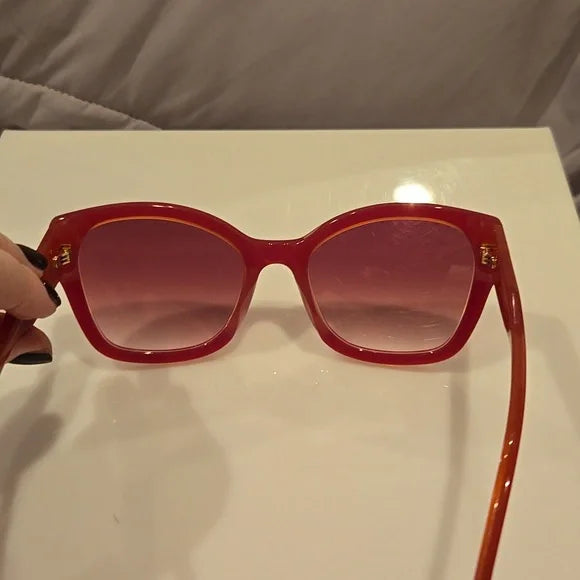 Marc Jacobs Cat Eye Red Sunglasses Brand New with Case