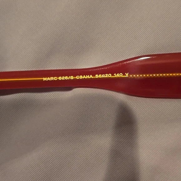 Marc Jacobs Cat Eye Red Sunglasses Brand New with Case