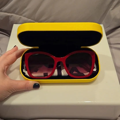 Marc Jacobs Cat Eye Red Sunglasses Brand New with Case