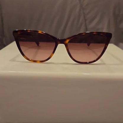 Longchamp Paris Havana Cat Eye Sunglasses Brand New with Case