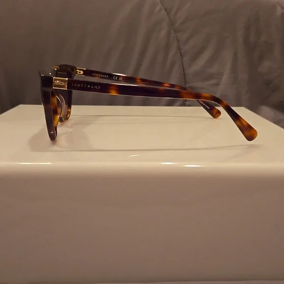 Longchamp Paris Havana Cat Eye Sunglasses Brand New with Case