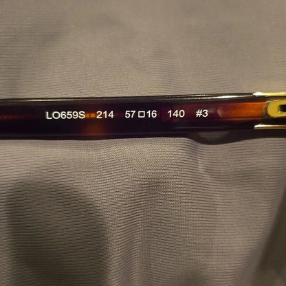 Longchamp Paris Havana Cat Eye Sunglasses Brand New with Case