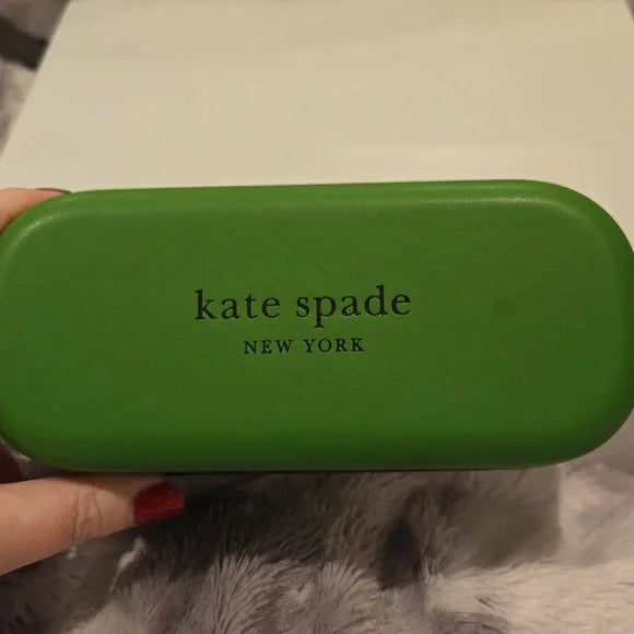 Kate Spade Geneva Blue Aviator Sunglasses Brand New In Case