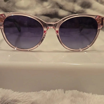 Kate Spade Pink and Black Cat-Eye Nathalie Sunglasses Brand New in Case
