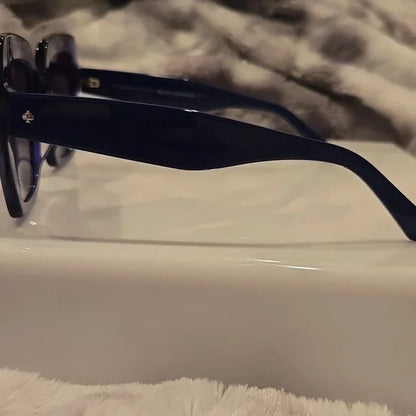 Kate Spade Naomi Blue Oversized Square Sunglasses Brand New in Case