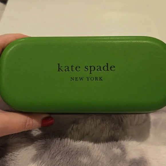 Kate Spade Naomi Blue Oversized Square Sunglasses Brand New in Case