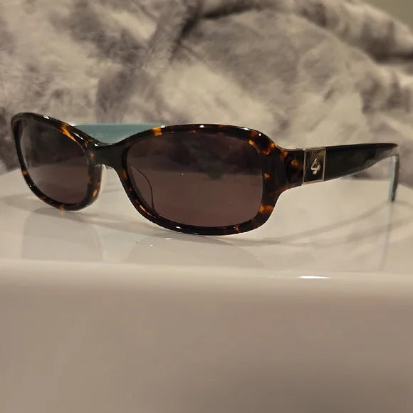 Kate Spade Paxton Brown Tortoiseshell Sunglasses Brand New In Case