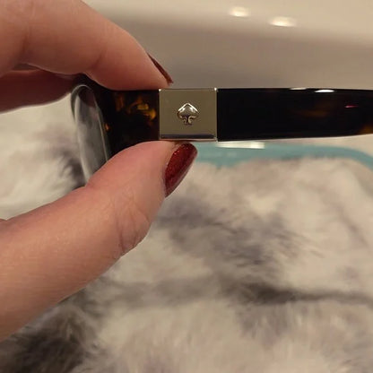 Kate Spade Paxton Brown Tortoiseshell Sunglasses Brand New In Case