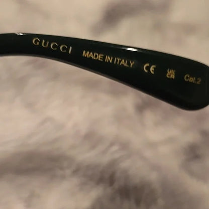 Gucci Black Oversize Sunglasses Brand New in Case