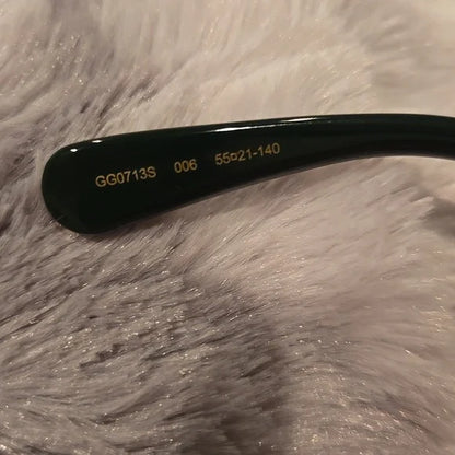 Gucci Black Oversize Sunglasses Brand New in Case